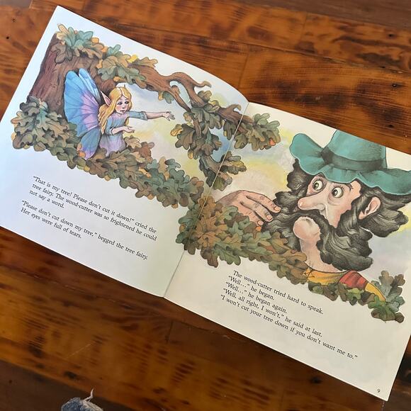 Vintage The Three Wishes Folktale Paperback Book - Picture 5 of 10